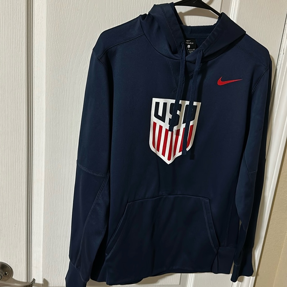 Unisex Navy Blue USA Sweatshirt Men's Size (Small)